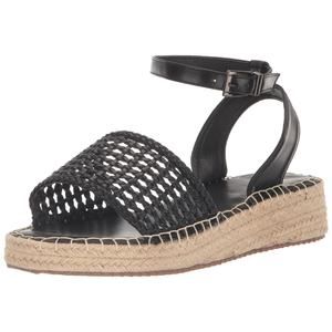 EVANS Women's Sandal Flatform HANORAH, Black, 7 Wide